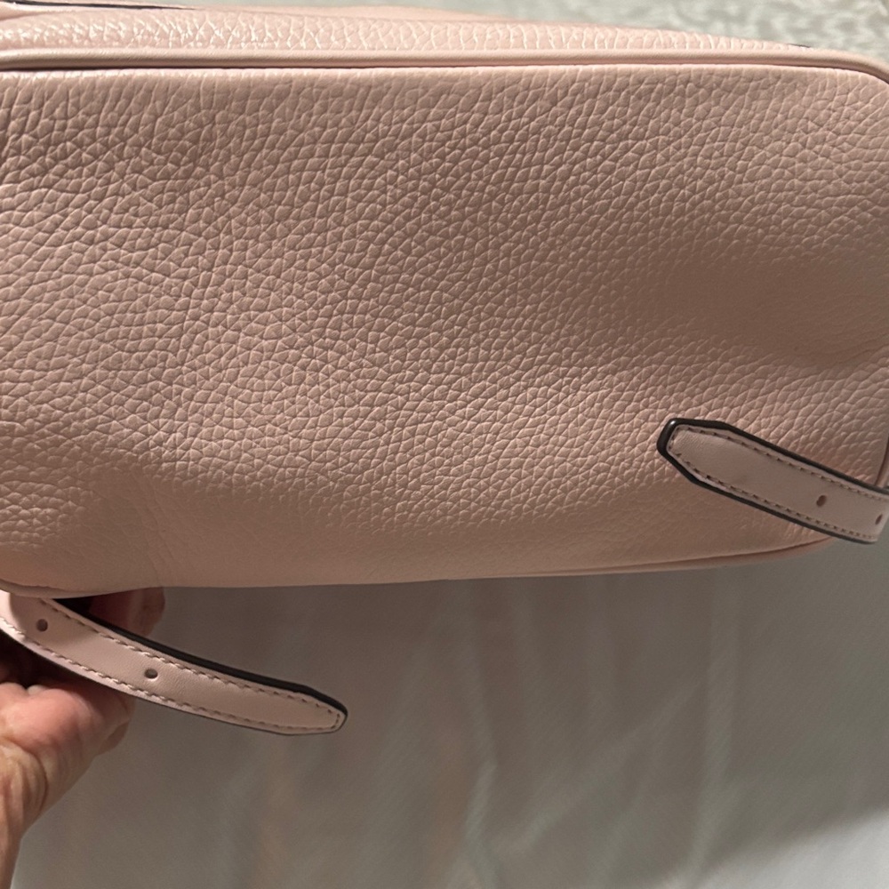 Michael Kors Pink Pebbled Leather Mini Backpack - Picture 4 of 5